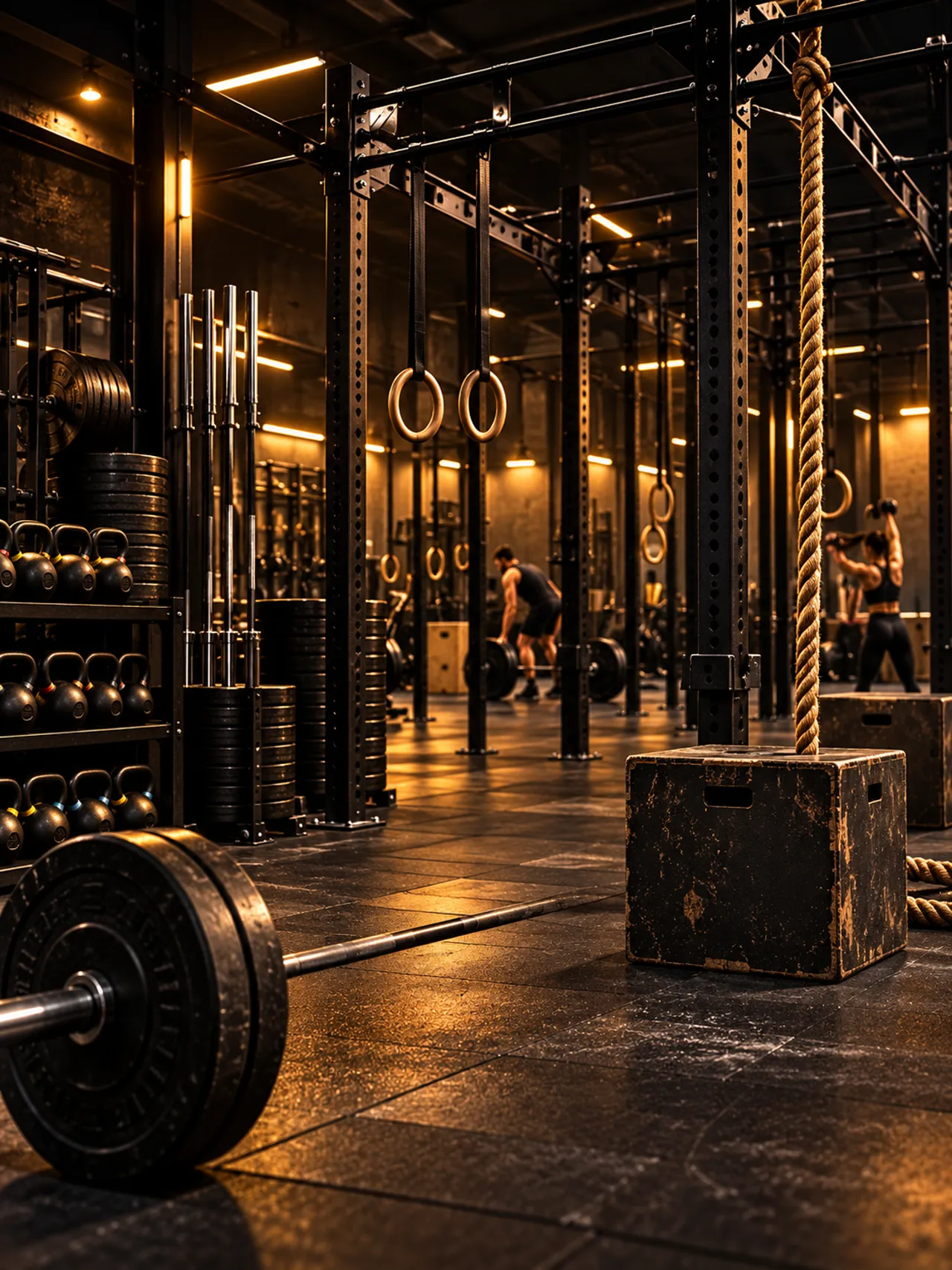 Wide view of the Shadow Fitness training floor